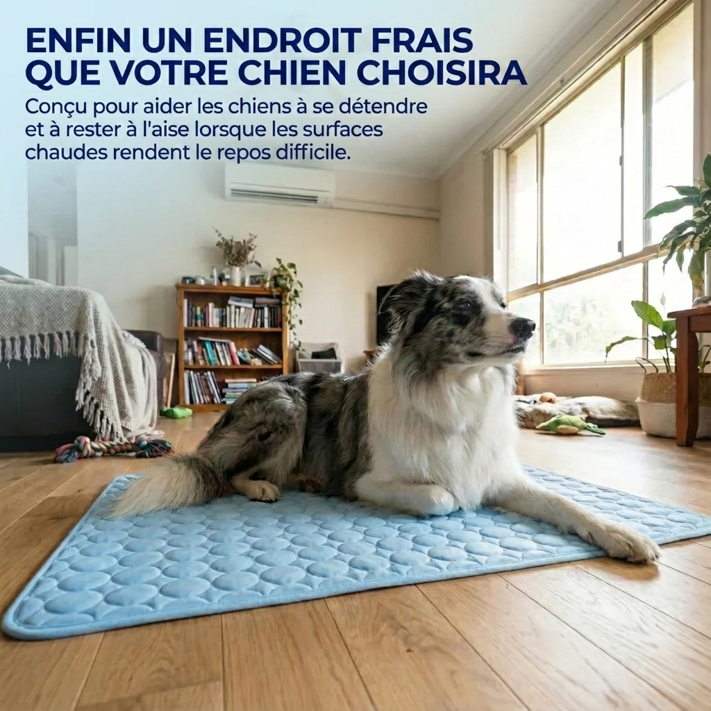 Protégez votre chien de la surchauffe et des risques liés au stress thermique avec IcyNap
