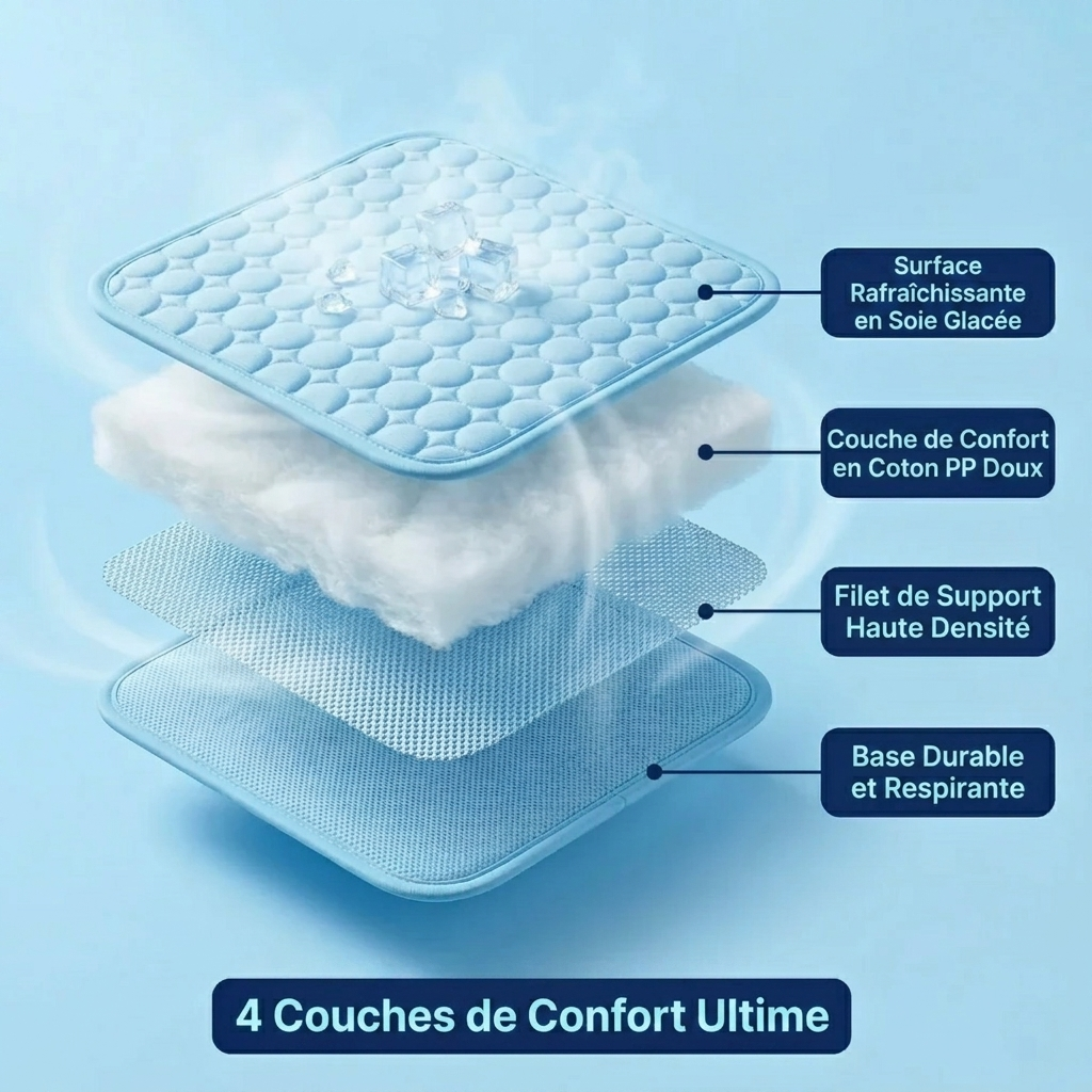 Protégez votre chien de la surchauffe et des risques liés au stress thermique avec IcyNap